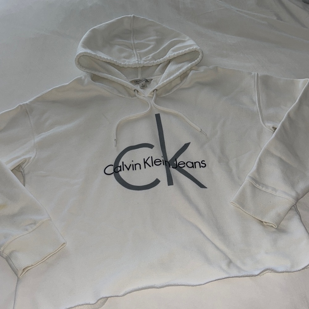 Calvin Klein Jeans Cropped Sweatshirt with hood